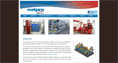 Desktop Screenshot of natpro.com